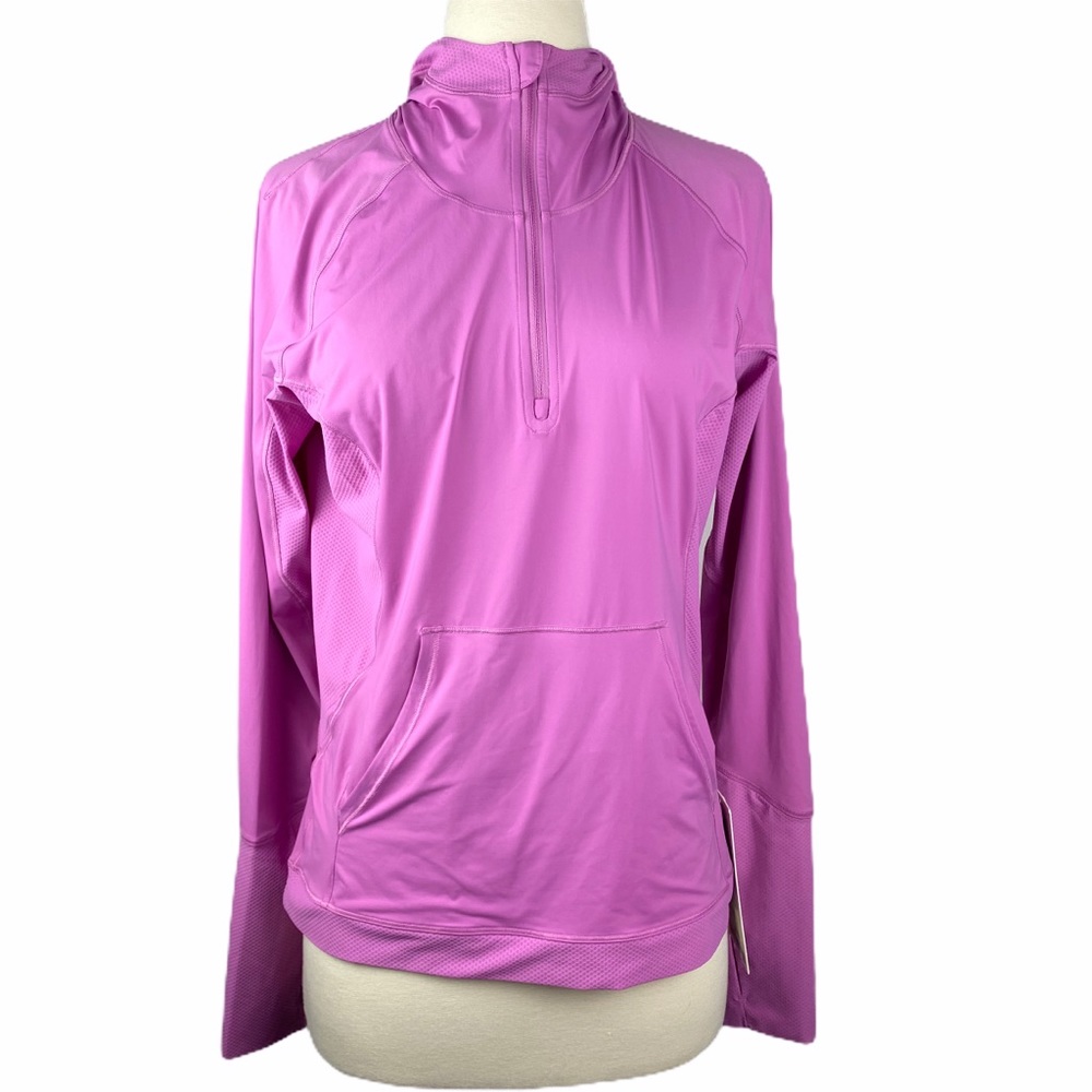 Lululemon Sleek Performance 1/2 Zip Hoodie Size 8